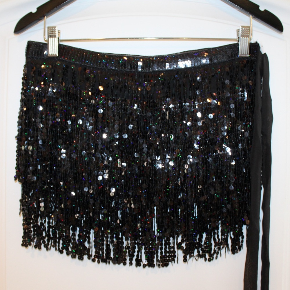 Flapper wrap skirt (OS) (NWOT)